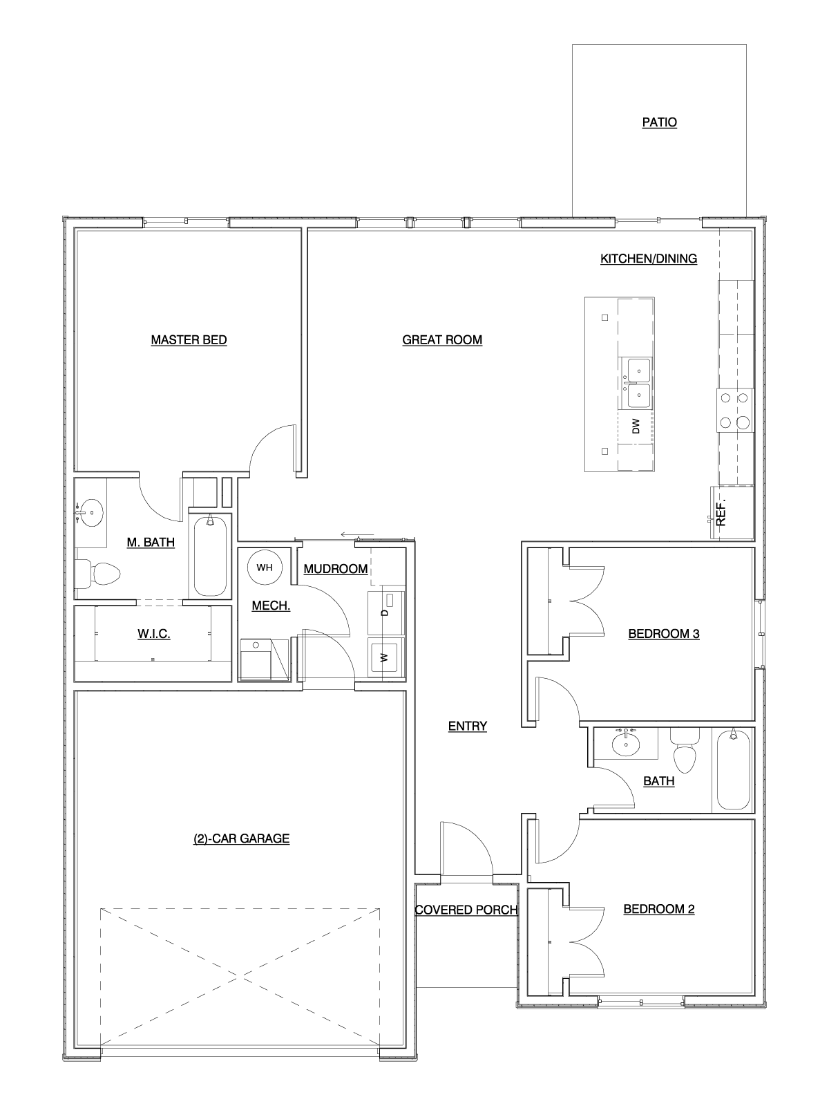 Floor Plan · No basement · Main floor